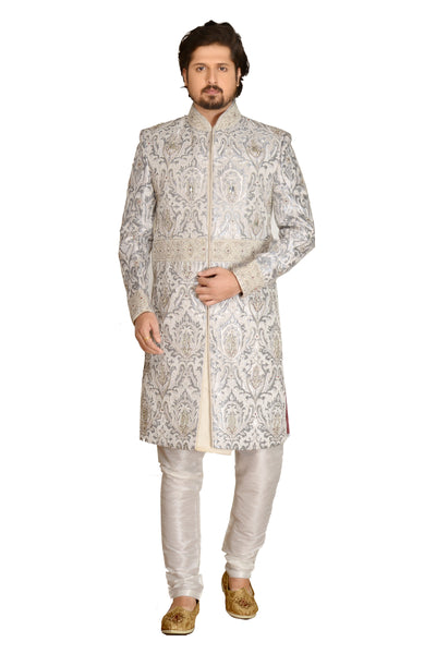 Sherwani (Custom Tailored) - (D.No.-1028) - FASHIONARM