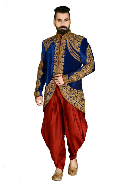 Sherwani (Custom Tailored) - (D.No.-1034) - FASHIONARM