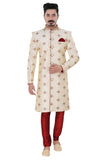 Sherwani (Custom Tailored) - (D.No.-1217) - FASHIONARM