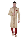 Sherwani (Custom Tailored) - (D.No.-1123) - FASHIONARM