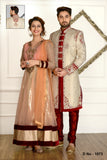 Sherwani (Custom Tailored) - (D.No.-1073) - FASHIONARM