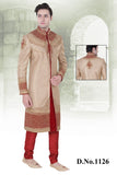 Sherwani (Custom Tailored) - (D.No.-1126) - FASHIONARM