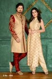 Sherwani (Custom Tailored) - (D.No.-1083) - FASHIONARM