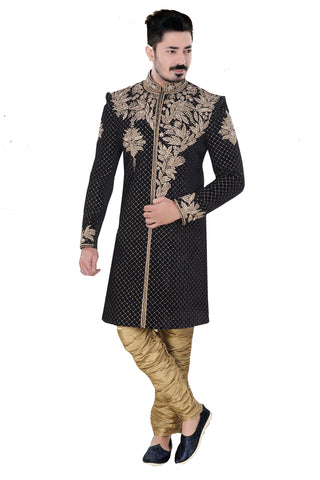 Sherwani (Custom Tailored) - (D.No.-1246) - FASHIONARM