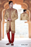 Sherwani (Custom Tailored) - (D.No.-1129) - FASHIONARM