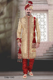 Sherwani (Custom Tailored) - (D.No.-1243) - FASHIONARM
