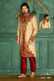 Sherwani (Custom Tailored) - (D.No.-1087) - FASHIONARM