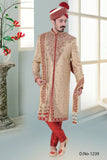 Sherwani (Custom Tailored) - (D.No.-1239) - FASHIONARM