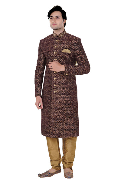 Sherwani (Custom Tailored) - (D.No.-1151) - FASHIONARM