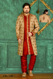 Sherwani (Custom Tailored) - (D.No.-1105) - FASHIONARM