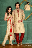 Sherwani (Custom Tailored) - (D.No.-1113) - FASHIONARM