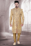Sherwani (Custom Tailored) - (D.No.-1215) - FASHIONARM