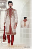 Sherwani (Custom Tailored) - (D.No.-1214) - FASHIONARM