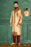 Sherwani (Custom Tailored) - (D.No.-1122) - FASHIONARM