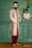 Sherwani (Custom Tailored) - (D.No.-1135) - FASHIONARM
