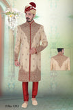 Sherwani (Custom Tailored) - (D.No.-1252) - FASHIONARM