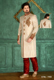 Sherwani (Custom Tailored) - (D.No.-1163) - FASHIONARM