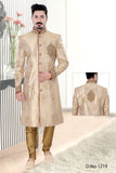 Sherwani (Custom Tailored) - (D.No.-1219) - FASHIONARM