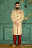 Sherwani (Custom Tailored) - (D.No.-1174-A) - FASHIONARM