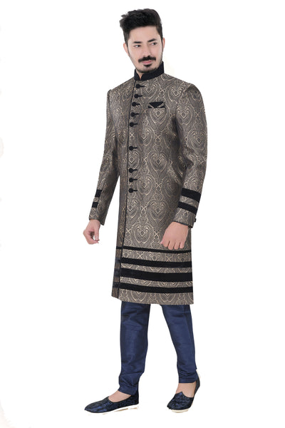 Sherwani (Custom Tailored) - (D.No.-1193) - FASHIONARM