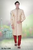 Sherwani (Custom Tailored) - (D.No.-1200) - FASHIONARM