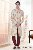 Sherwani (Custom Tailored) - (D.No.-1201) - FASHIONARM