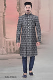 Sherwani (Custom Tailored) - (D.No.-1168-A) - FASHIONARM