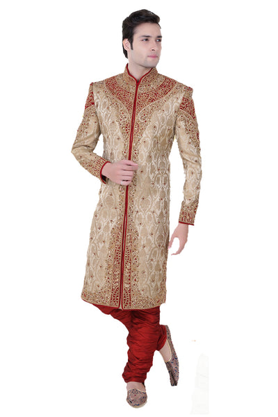 Sherwani (Custom Tailored) - (D.No.-1039) - FASHIONARM