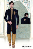 Sherwani (Custom Tailored) - (D.No.-1046) - FASHIONARM