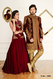 Sherwani (Custom Tailored) - (D.No.-1205) - FASHIONARM