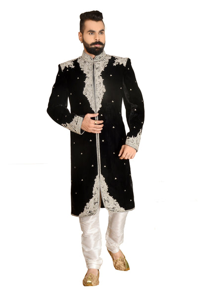 Sherwani (Custom Tailored) - (D.No.-1209) - FASHIONARM