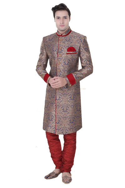 Sherwani (Custom Tailored) - (D.No.-6030) - FASHIONARM