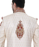 Sherwani (Custom Tailored) - (D.No.-1221) - FASHIONARM