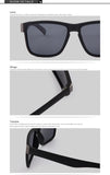 Classic Black Frame Polarized Sunglasses PL278 - FASHIONARM