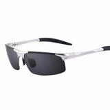 Aluminium Rimless Polarized Sunglasses S8277 - FASHIONARM