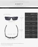 Aluminium Rimless Polarized Sunglasses S8277 - FASHIONARM