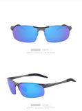 Aluminium Rimless Polarized Sunglasses S8277 - FASHIONARM