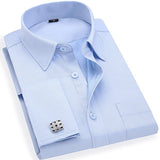 French Cufflinks Business Dress Shirts - FASHIONARM