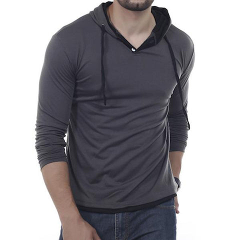 Solid Sling Casual Slim Fit Hoodies - FASHIONARM