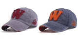 W Cotton Baseball Snapback Caps - FASHIONARM