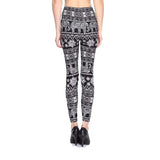 High Waist Soft Print Leggings - FASHIONARM