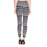 High Waist Soft Print Leggings - FASHIONARM