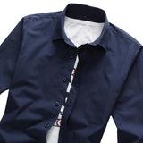 Solid Slim Fit Dress Shirts - FASHIONARM