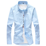 Solid Slim Fit Dress Shirts - FASHIONARM