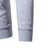 Letter Print Casual Hoodies - FASHIONARM