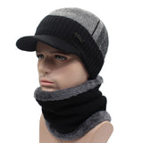 Woolen Scarf And Knitted Caps - FASHIONARM