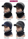 Woolen Scarf And Knitted Caps - FASHIONARM
