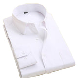 Solid Color Dress Shirts - FASHIONARM