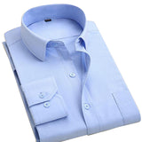 Solid Color Dress Shirts - FASHIONARM