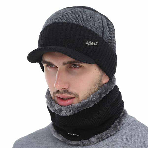 Woolen Scarf And Knitted Caps - FASHIONARM